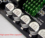 Підсилювач D клас TPA3116D2 2*100 Вт Bluetooth 5.0 стерео модуль USB audio AUX, фото 6