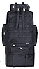 Рюкзак туристичний розсувний xs100l чорний, 90-100 л, фото 3