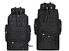 Рюкзак туристичний розсувний xs100l чорний, 90-100 л, фото 4