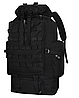 Рюкзак туристичний розсувний xs100l чорний, 90-100 л, фото 5