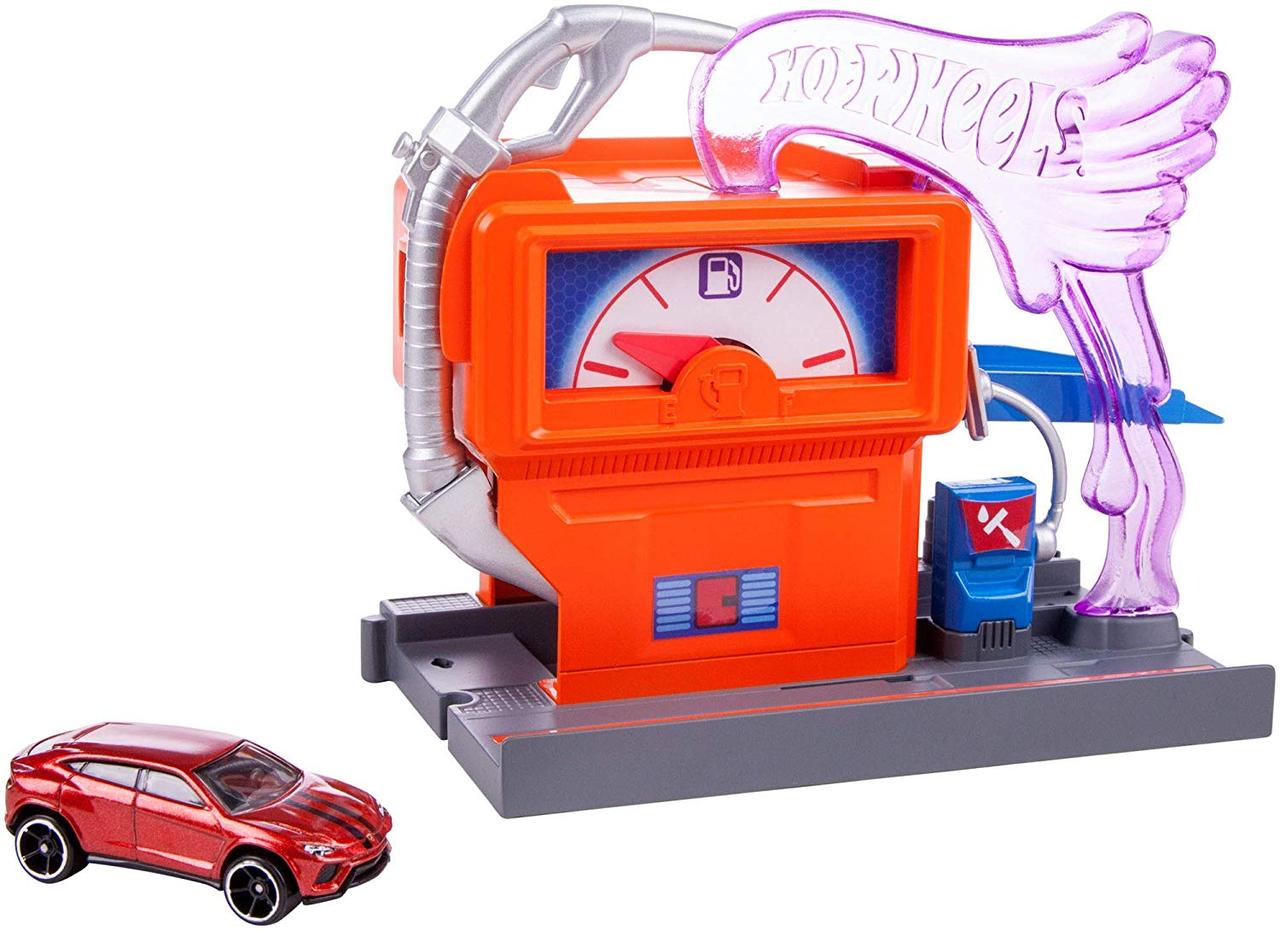 Ігровий набір Hot Wheels Заправна станція Hot Wheels City Downtown Super Fuel Stop Playset