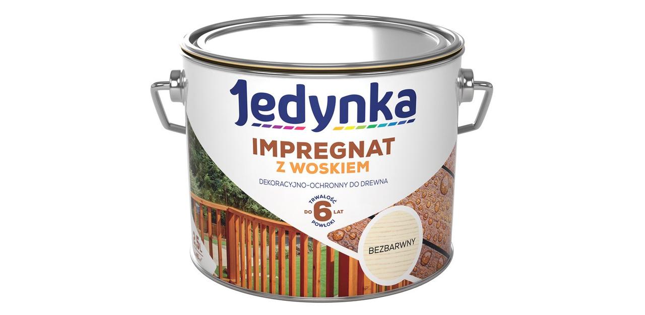 Лазур Антисептик Імпрегнат з воском Jedynka Impregnat Прозорий 2.5 л