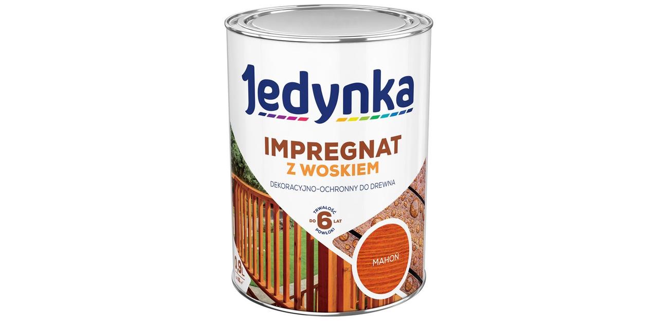 Лазур Антисептик Імпрегнат з воском Jedynka Impregnat Махагон 0.9 л