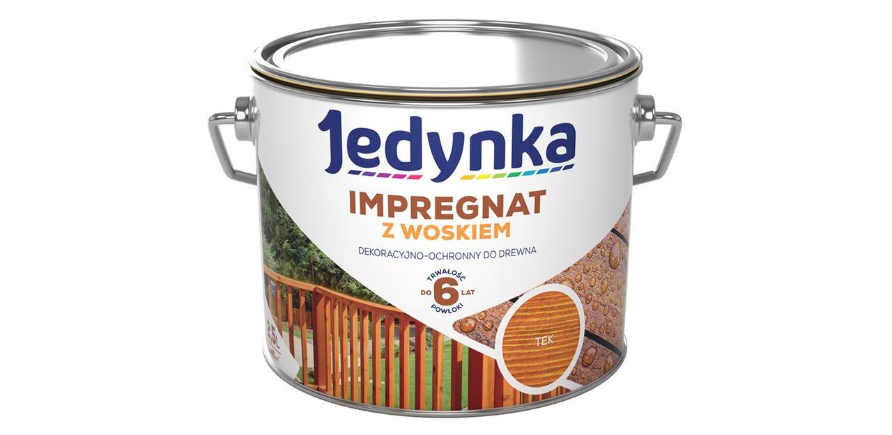 Лазур Антисептик Імпрегнат з воском Jedynka Impregnat Тік 2.5 л