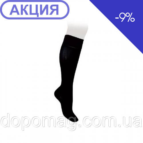 Гольфи компресійні медичні Veinax Cotton 861L-BK2 клас 2 чорні (BK2 см)