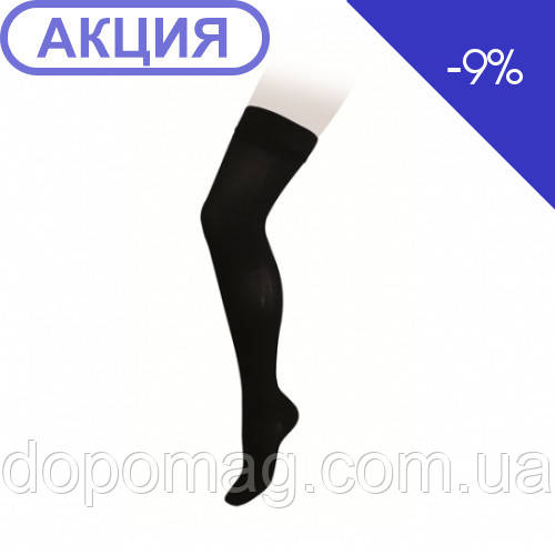 Панчохи компресійні медичні Veinax Cotton 862R-BK4 клас 2 чорні (BK4см.)