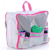 Дорожній набір сумок органайзерів, 5штук Світло-сірий, фото 3