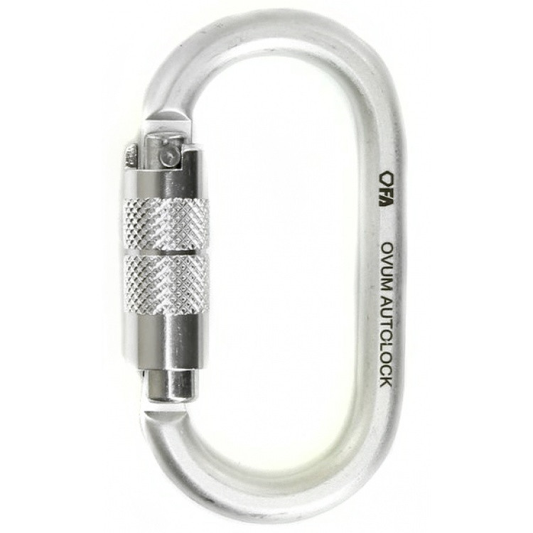 Карабін сталевий First Ascent Oval AUTOLOCK