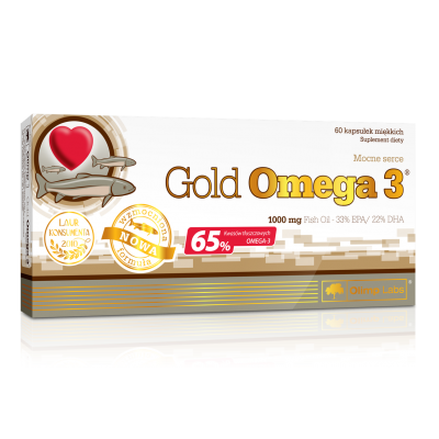 Жирні кислоти Olimp Labs Gold Omega 3 65 % 60 caps, фото 1