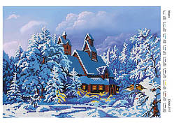 Схема для вишивки бісером Мороз