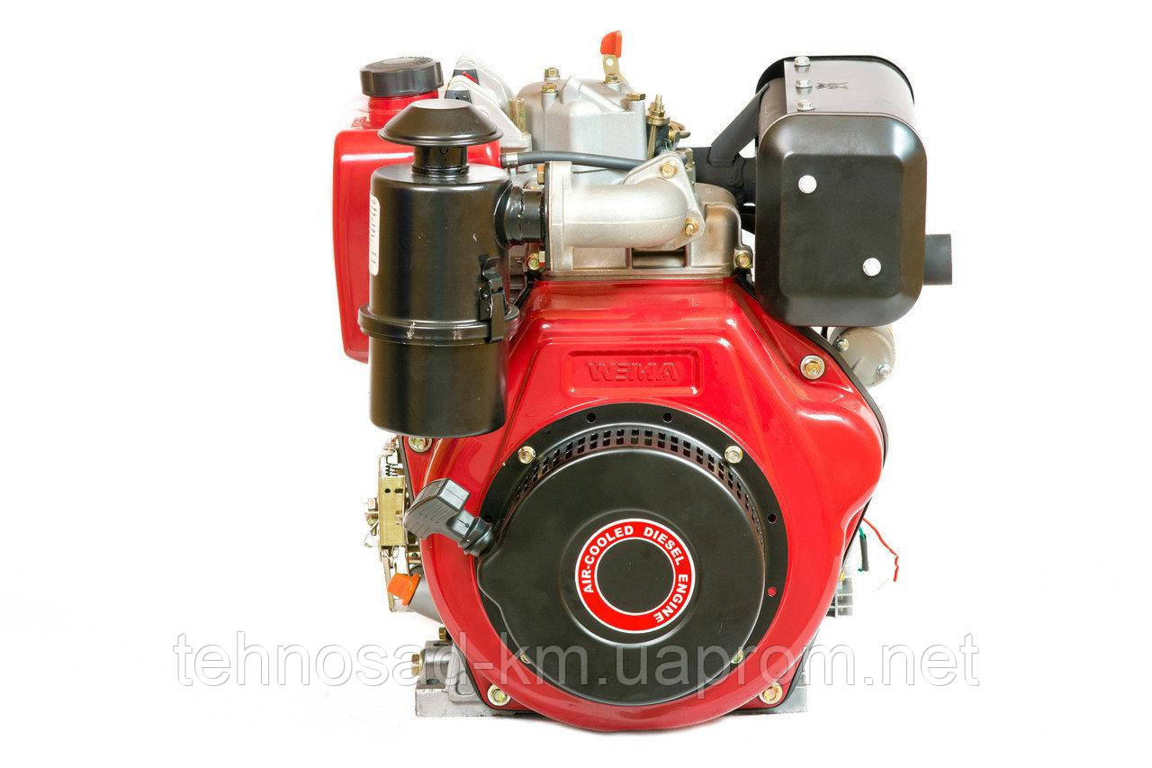 Двигун дизельний Weima WM186FBE (вал під шпонку) 9.5 л. с. знімний циліндр
