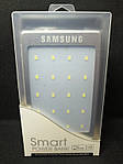 Power Bank Samsung 30000 mAh (Сонячна зарядка + LED ліхтар) Срібло, фото 5