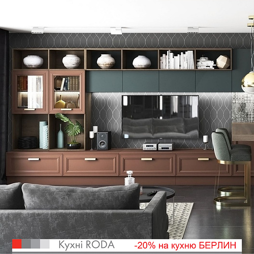 Тільки до 5 серпня 2019 кухню БЕРЛІНА можна купити на 20% дешевше!