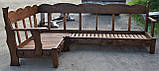 Лавка із натурального дерева, фото 2