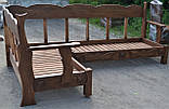 Лавка із натурального дерева, фото 3