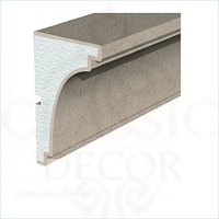 Фасадний Карниз(плінтус) стельовий Prestige Decor КС 101