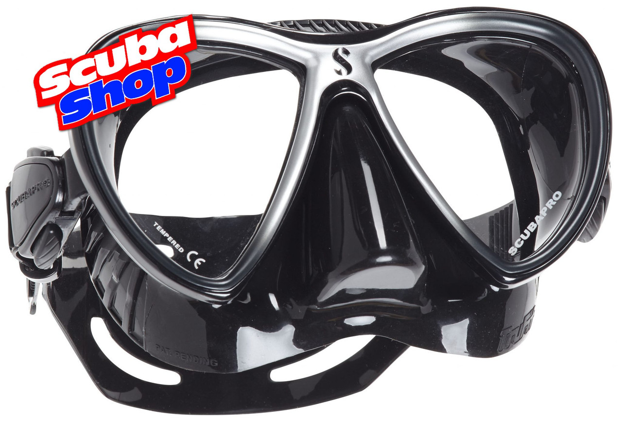 Маска Scubapro Synergy Twin для підводного плавання, чорно-сіра
