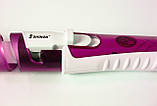 Плойка для завивки волосся Shinon SH-2007A, рожева, фото 3