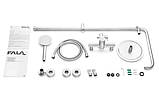 Душовий комплект "STEELY 1" з 2 функціями FALA 75662 (Польща), фото 4