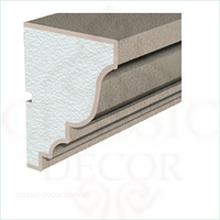 Фасадний Карниз(плінтус) стельовий Prestige Decor KC 102