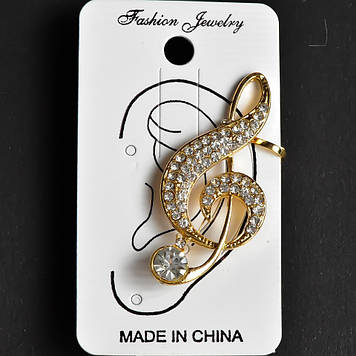 Каф на вушко L-47мм жовтий метал