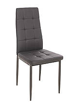 Стілець зі спинкою N-66-2 сірий Vetro Mebel