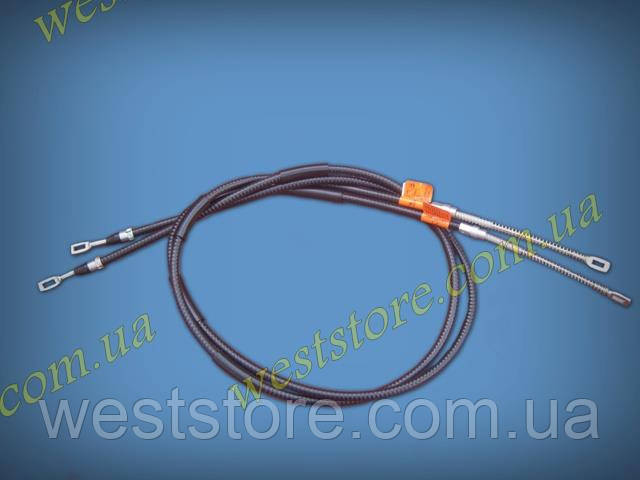 Трос ручного гальма Ваз 2108,2109,21099 (к-кт 2шт) Україна жорсткий, фото 1