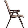 Комплект Playa коричневий/бежевий (4 крісла + стіл + парасолька) ТМ AMF, фото 4