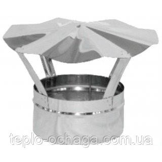Грибок для димоходу неіржавка сталь AISI 304, 321, 201
