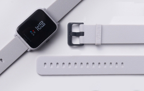 Силіконовий ремінець LOPBEN для смарт-годинника Xiaomi Amazfit Bip / Lite / 20 мм Сірий 2120P