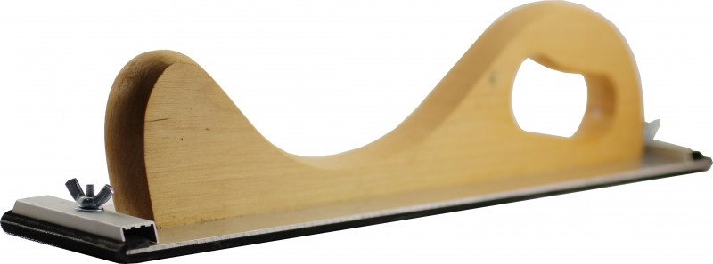 Дерев'яний Рубанок А 400мм x 70мм (гвинтовий затиск+липучка) VTP 2010