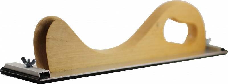 Дерев'яний Рубанок А 400мм x 70мм (гвинтовий затиск+липучка) VTP 2010, фото 1