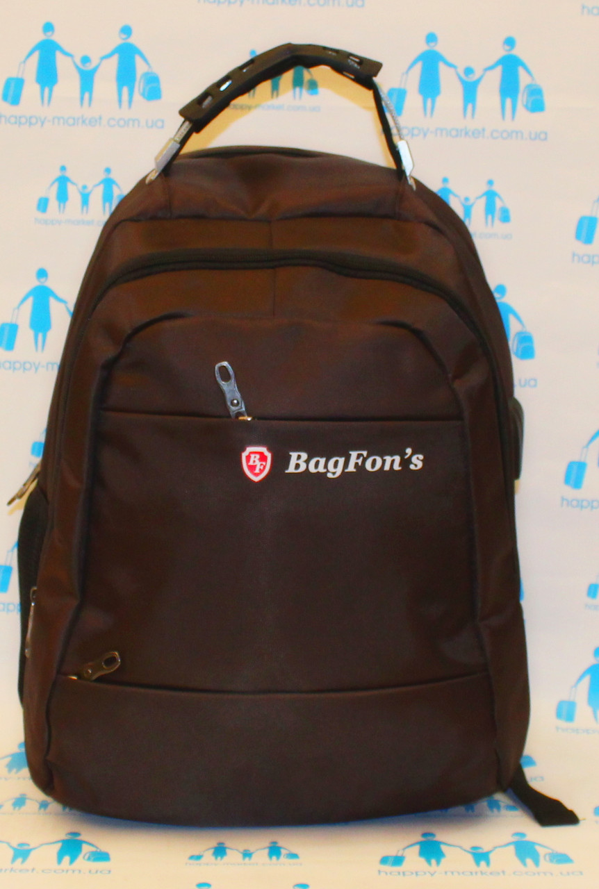 Ранец рюкзак школьный ортопедический однотонный Bag Fons 19-12-3