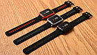 Силіконовий ремінець LOPBEN Sport для Xiaomi Amazfit Bip / Lite / 20 мм Чорний / Хакі 2140P, фото 3