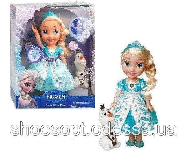 Лялька принцеса Ельза Frozen Холодне серце 34 см, музика, світло, очі скло