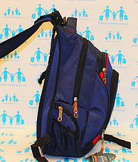 Ранець рюкзак шкільний ортопедичний однотонний EDISON Sport 19-15-2, фото 3