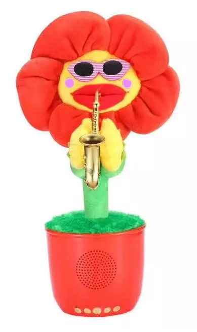 Портативна Bluetooth колонка Dancing Flower G26, червона