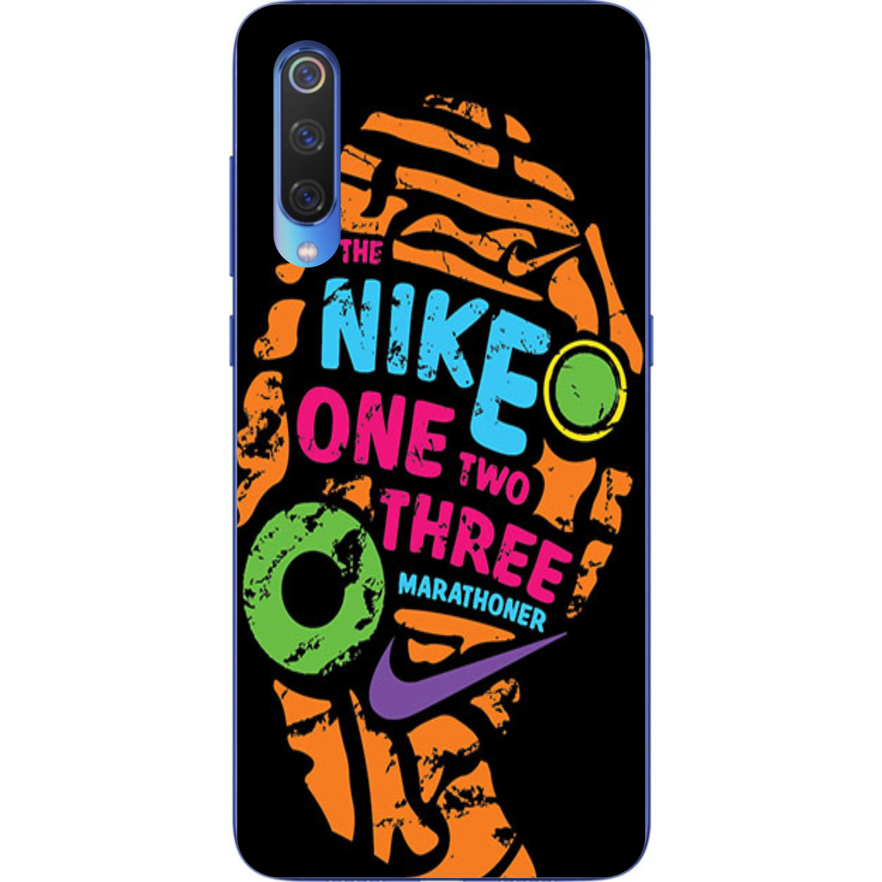 Чохол з картинкою силіконовий для Xiaomi Mi 9 SE Nike 1,2,3