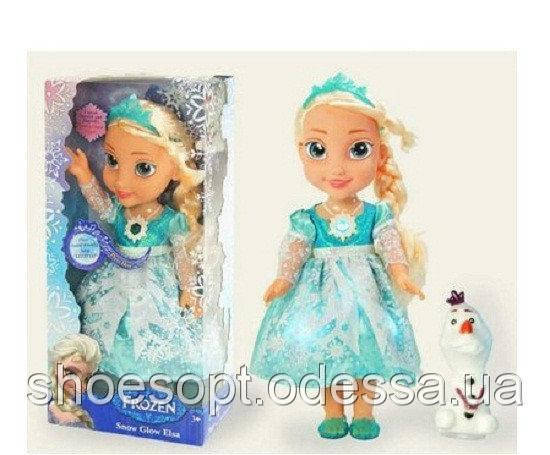 Лялька принцеса Ельза Frozen Холодне серце 34 см, музика, світло, очі скло, фото 1