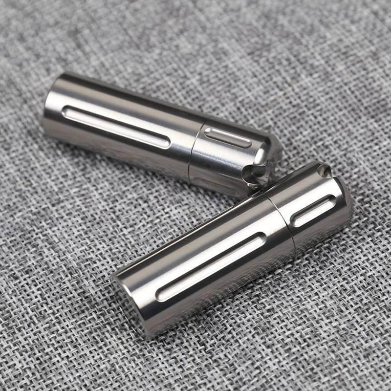 Водонепроникна капсула титанова EDC герметичний контейнер таблетниця 58 мм, фото 1