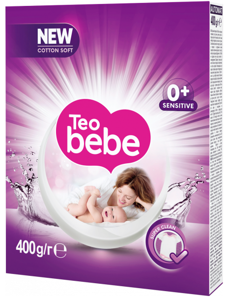Дитячий пральний порошок Teo Bebe Лаванда (400 г.)