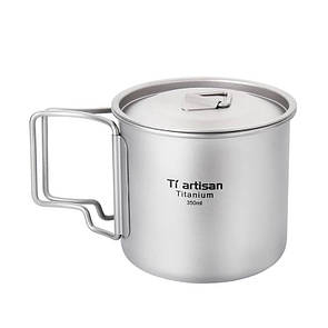 Титановий кухоль Tiartisan 350 мл. Чашка з титану.