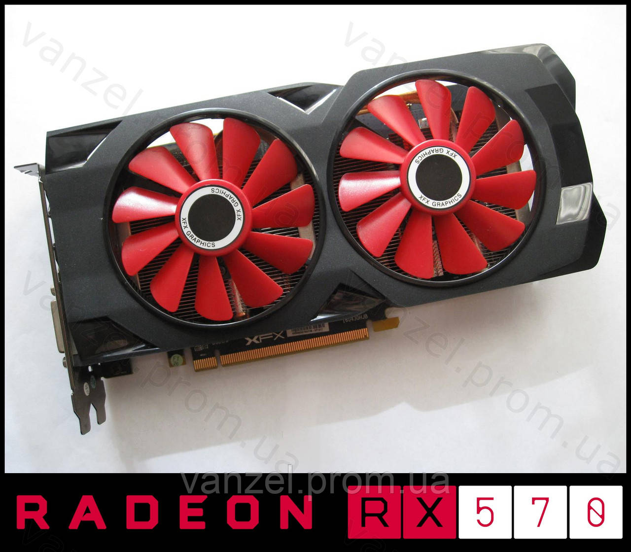 XFX Radeon RX570 4GB GDDR5 256-bit HDMI PCI-E Видеокарта: продажа, цена ...