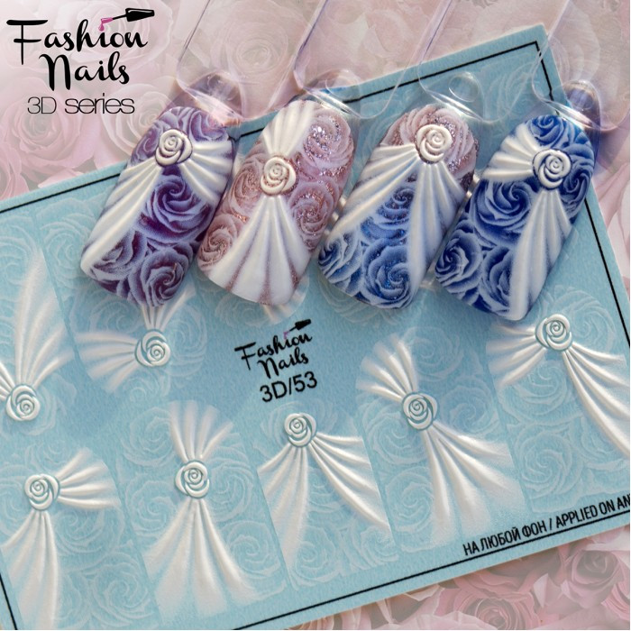 Декор для нігтів наклейки квіти, фото 1