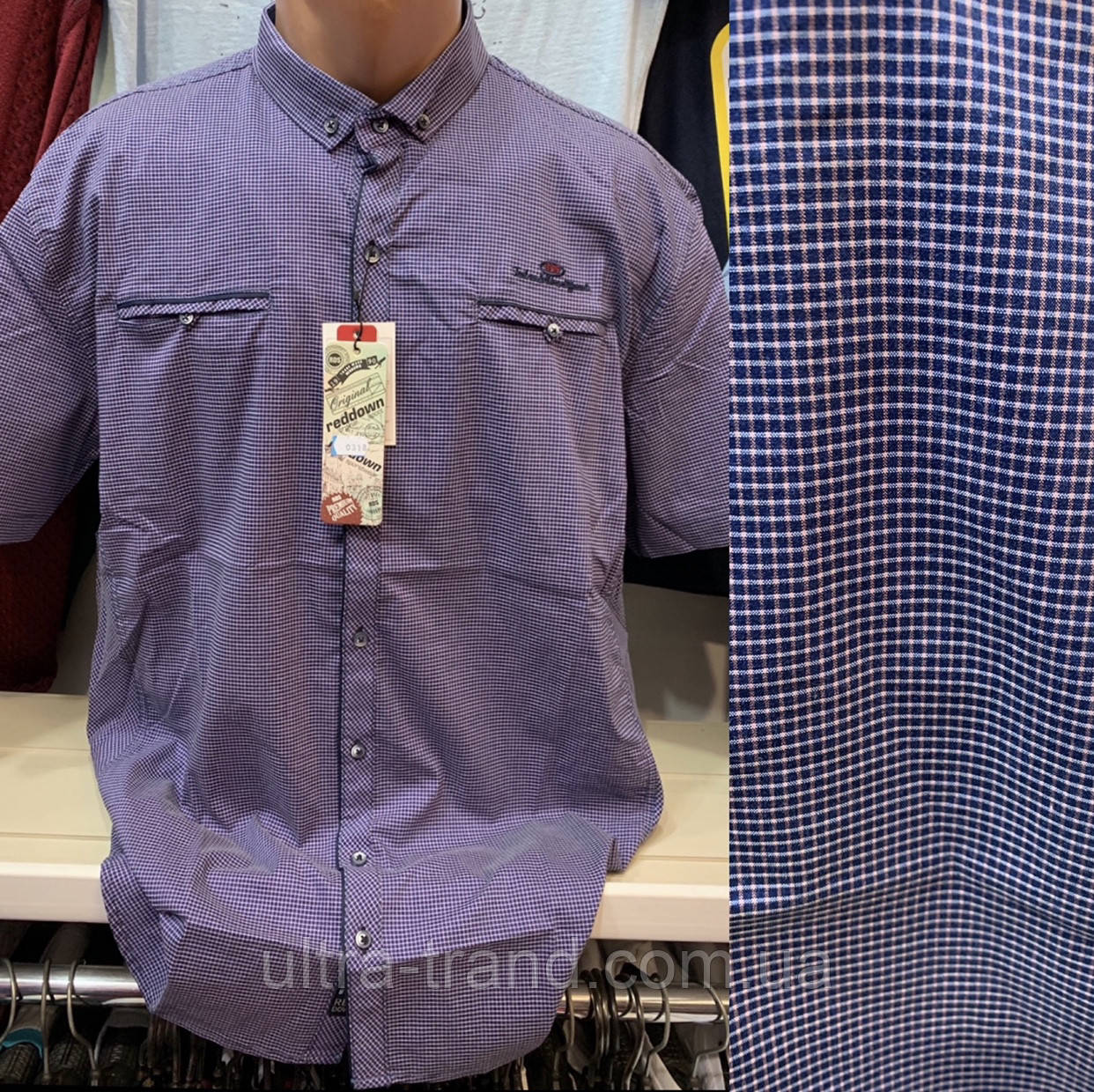 Чоловічі якісні бавовняні турецькі сорочки сорочки з кишенями