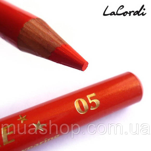 Олівець для губ LaCordi DE LUXE No05 Королівський оранж