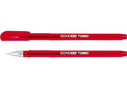 Ручка гелева Economix TURBO, червона