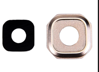 Скло камери Samsung A300H Galaxy A3 (2015)/A300F, з рамкою золотистого кольору, фото 1