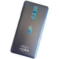 Задняя крышка для Nokia 8 Dual Sim (TA-1004), синяя, Tempered Blue, оригинал