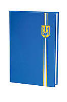 Папка на підпис повнокольорова , синій герб